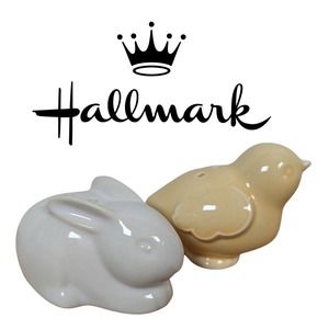 Adorable Bunny and Chick Salt and Pepper Shaker